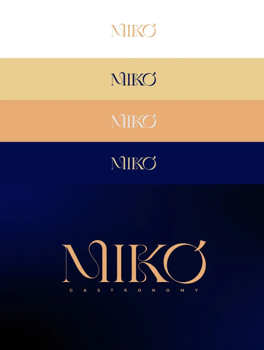 Miko Restaurant Logo Design & Brand Identity Design