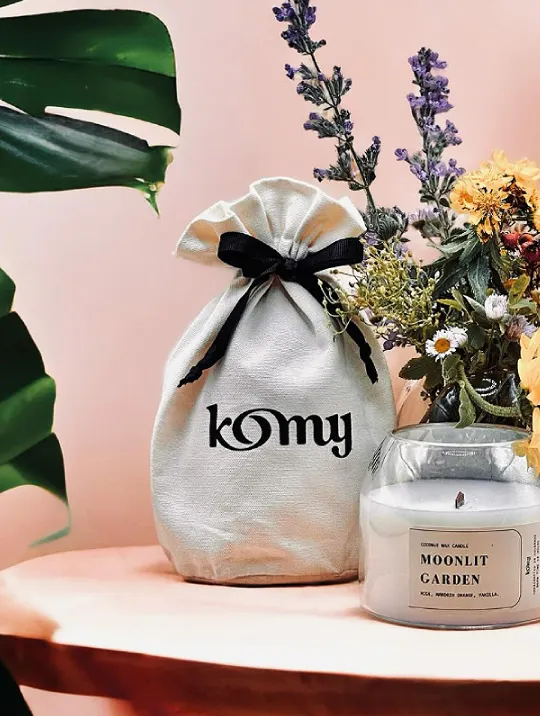 Komy Candles Logo Design Branding Project