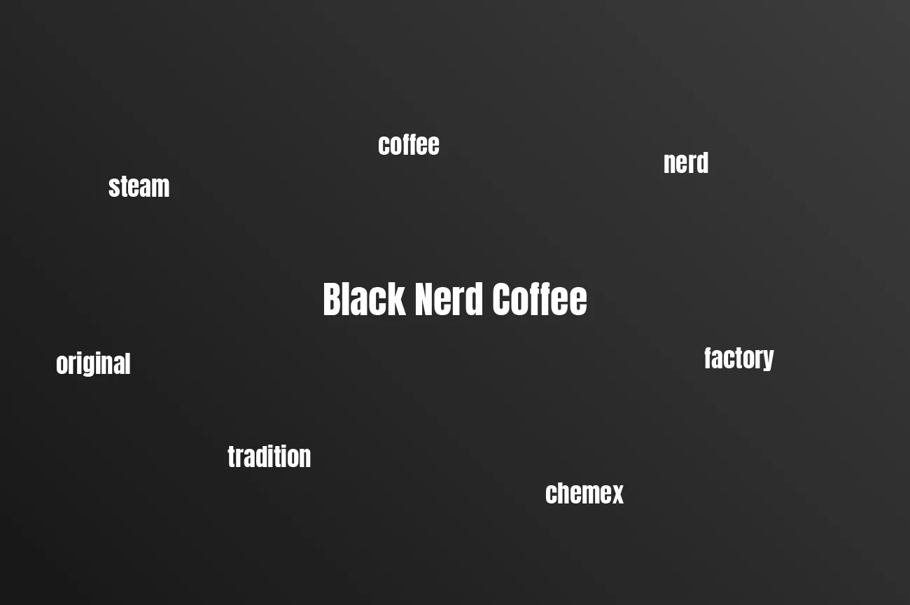 Black Nerd Coffee Logo Design