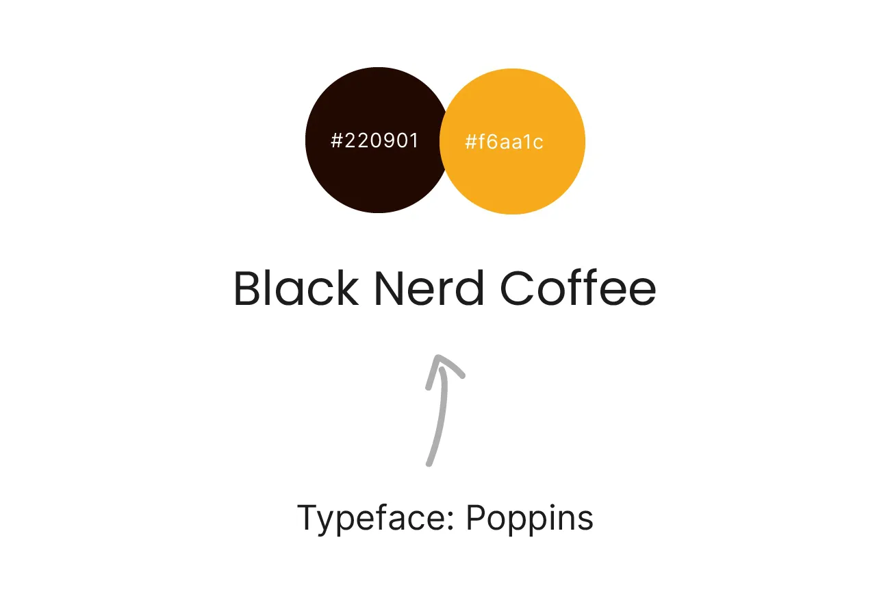 Black Nerd Coffee Logo Design