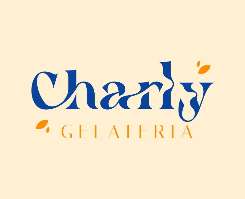 Charly Gelateria Logo Design