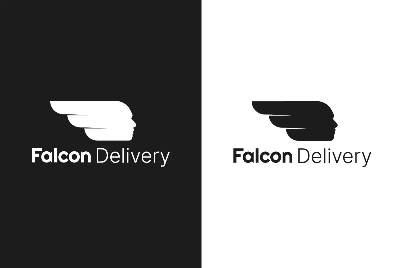 Falcon Delivery Logo Design