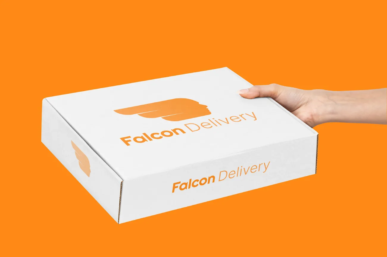 Falcon Delivery Logo Design
