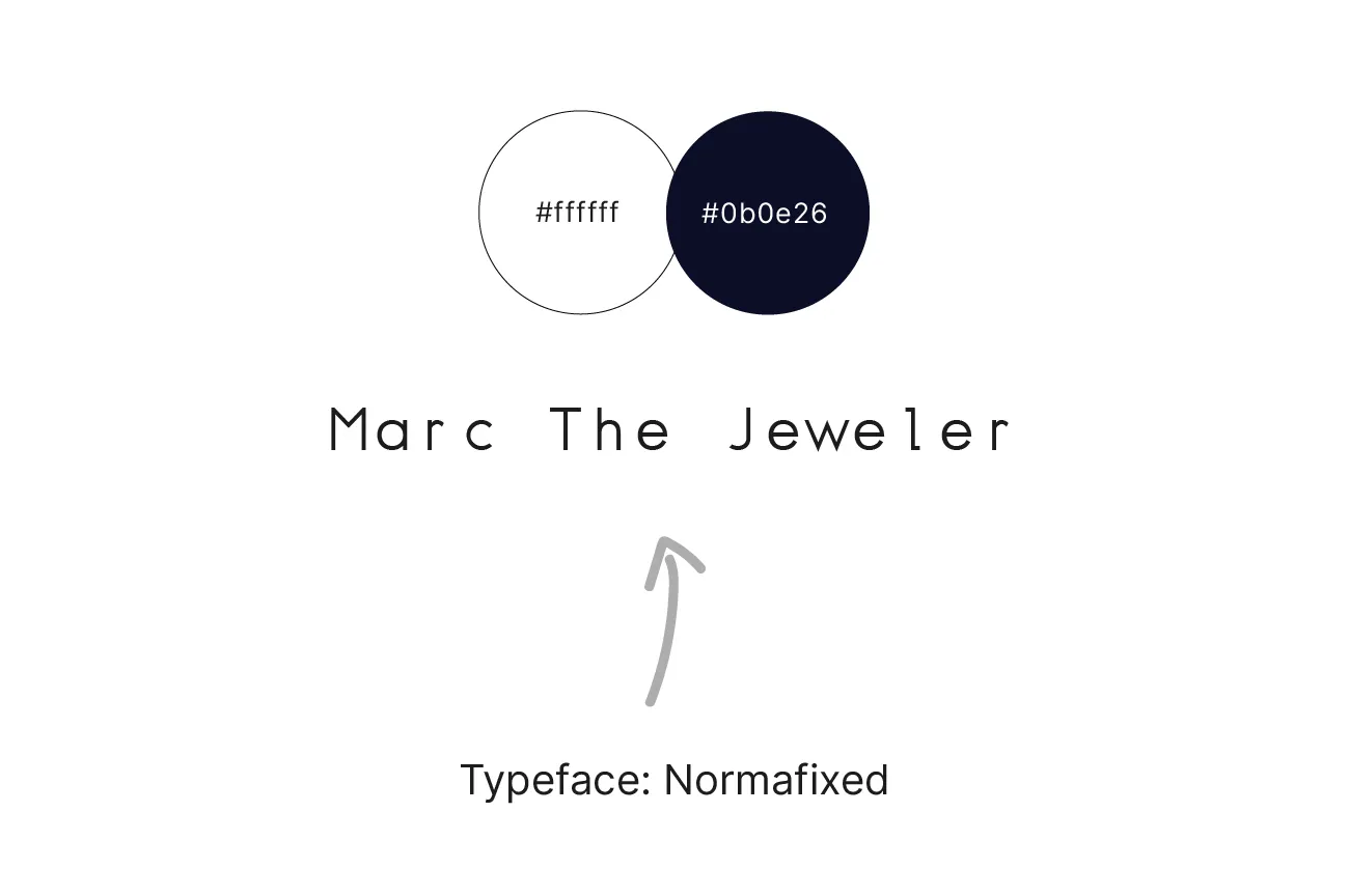 Marc The Jeweler Logo Design