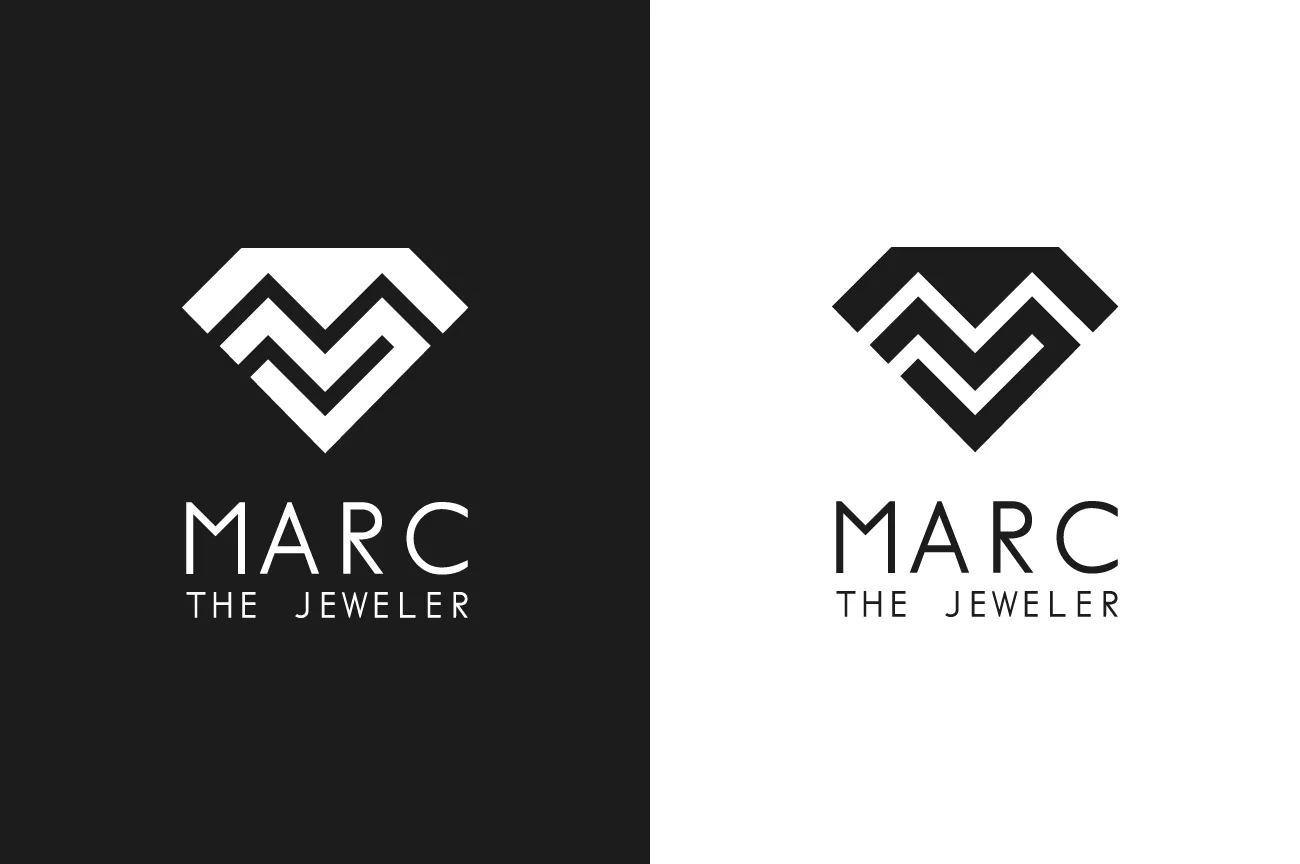 Marc The Jeweler Logo Design