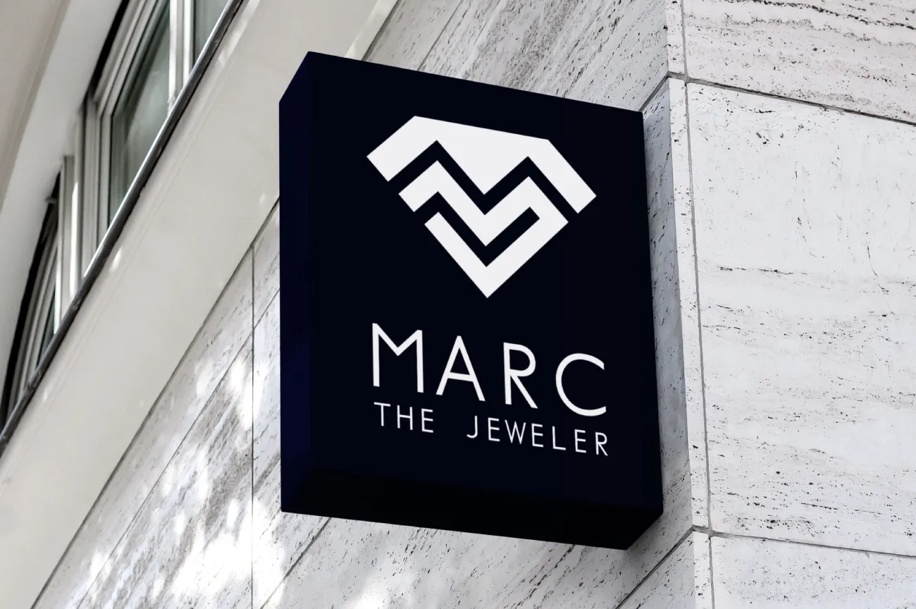 Marc The Jeweler Logo Design