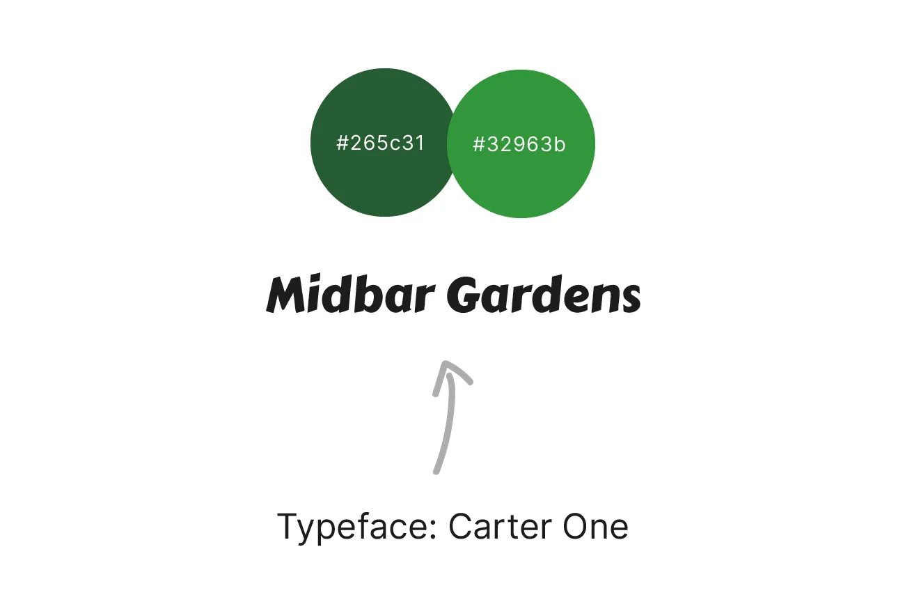 Midbar Gardens Logo Design