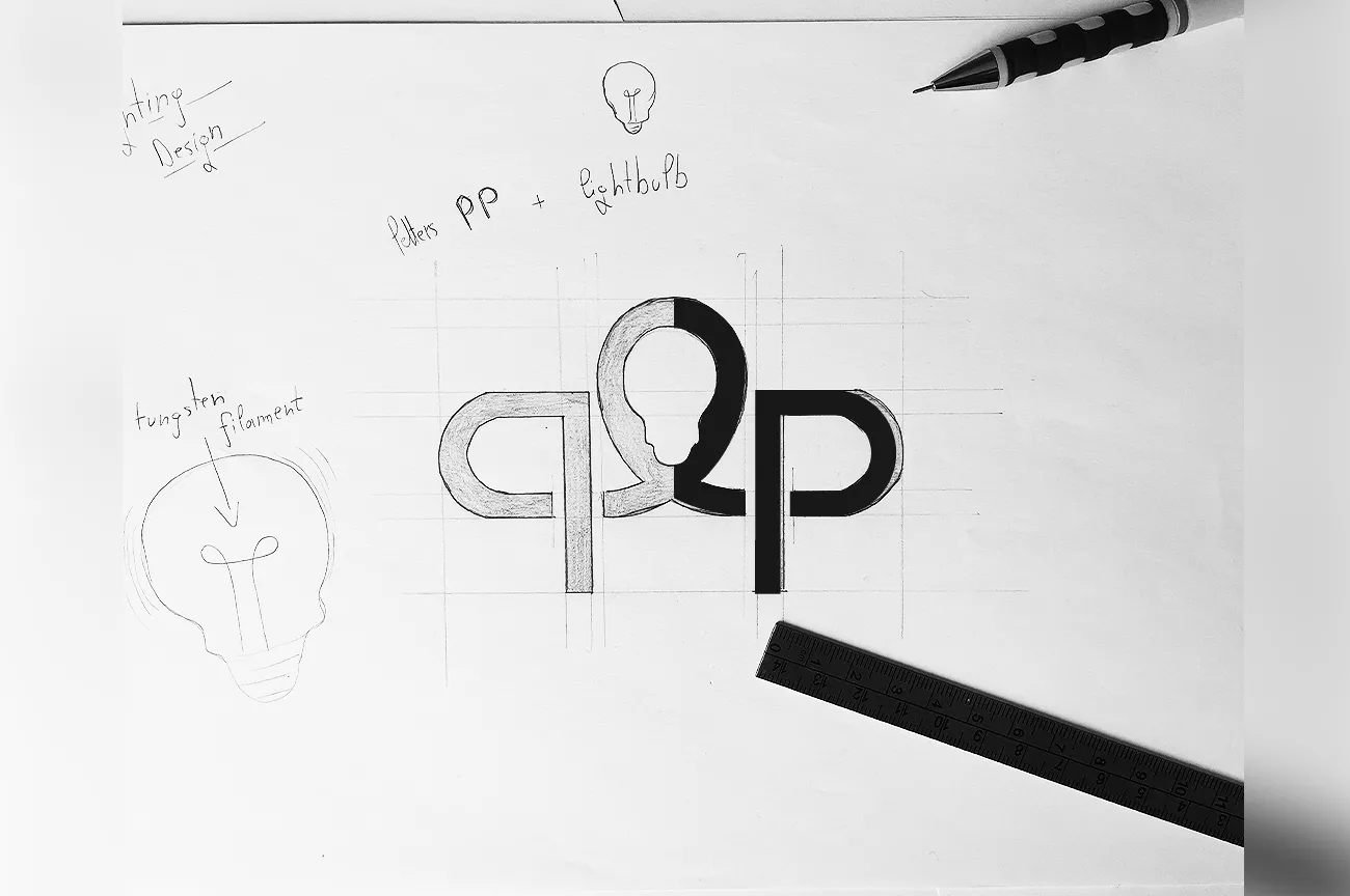 Paul Petschel Lightingdesign Logo Design