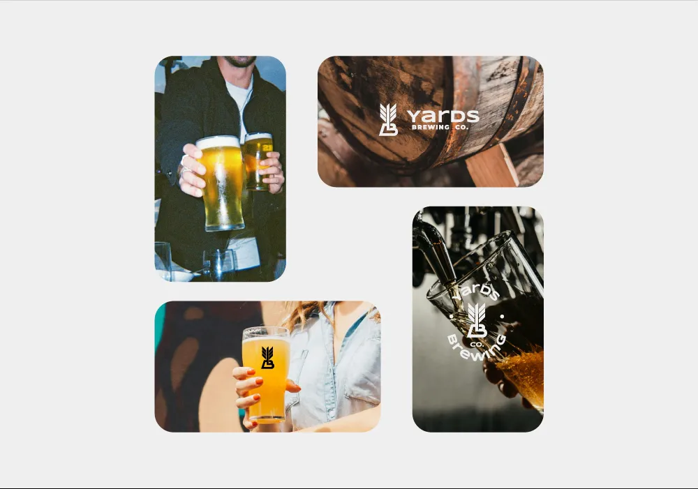 Yards Brewing Co Logo And Brand Identity Design Brand Identity Design