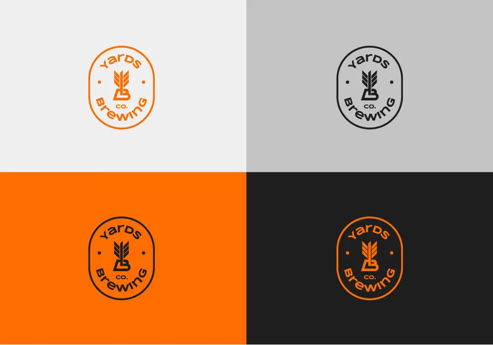 Yards Brewing Co Logo And Brand Identity Design Brand Identity Design