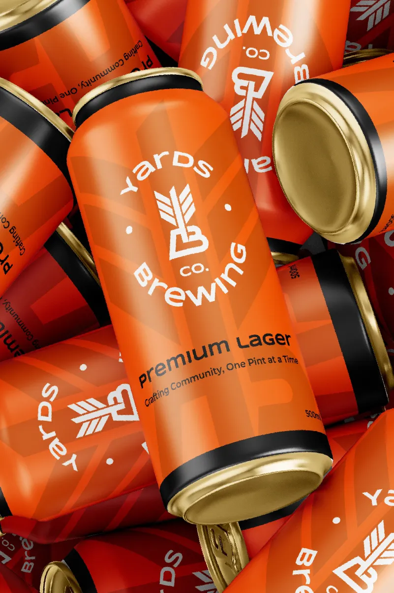 Yards Brewing Co Logo And Brand Identity Design Brand Identity Design