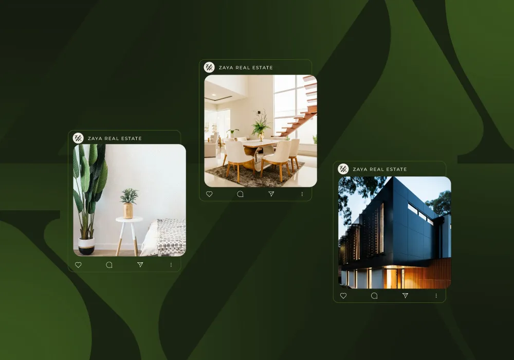 Zaya Real Estate Logo Design Brand Identity Design