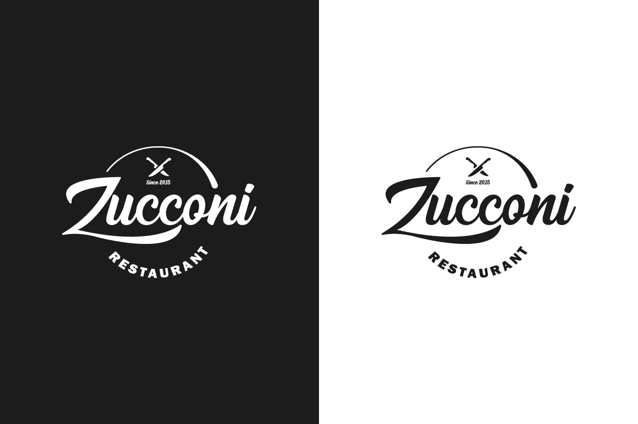Zucconi Restaurant Logo Design