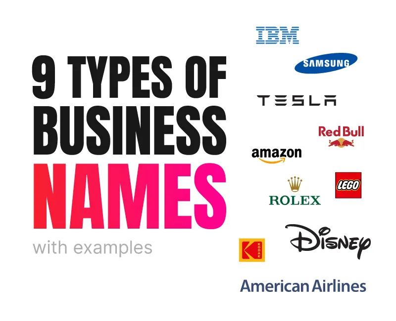 9 Types Of Business Names Business Tutorial