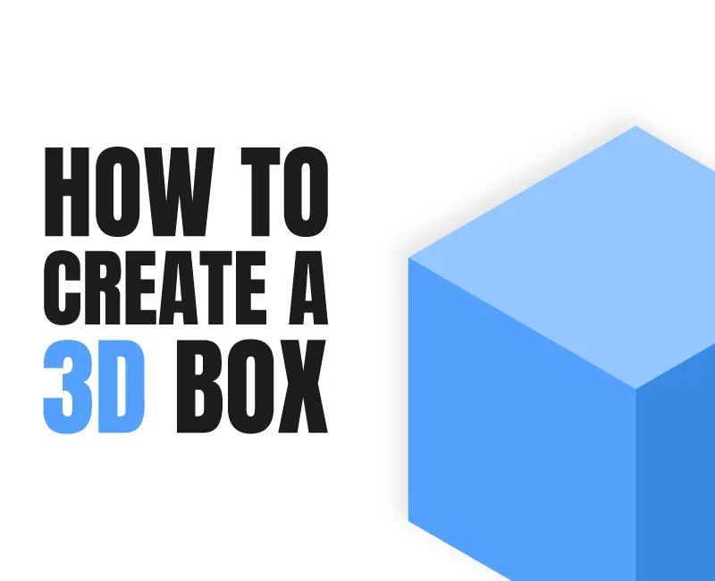 How To Create A 3d Box Design Tutorial
