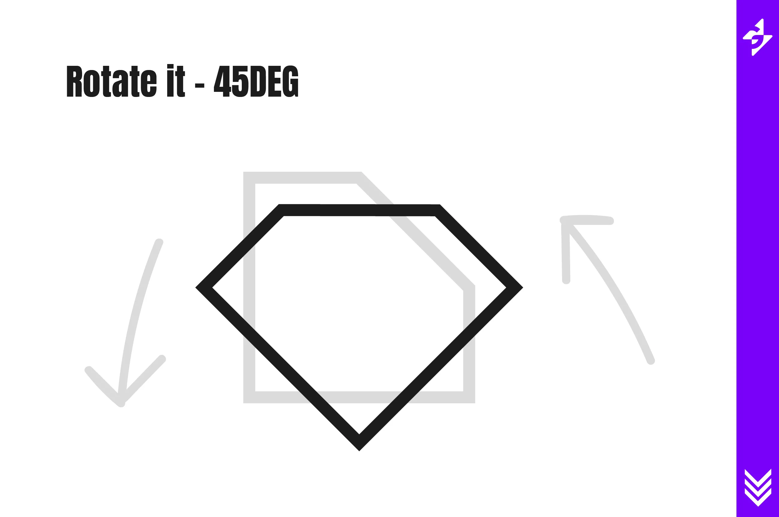 How To Create A Diamond Easily Design Tutorial