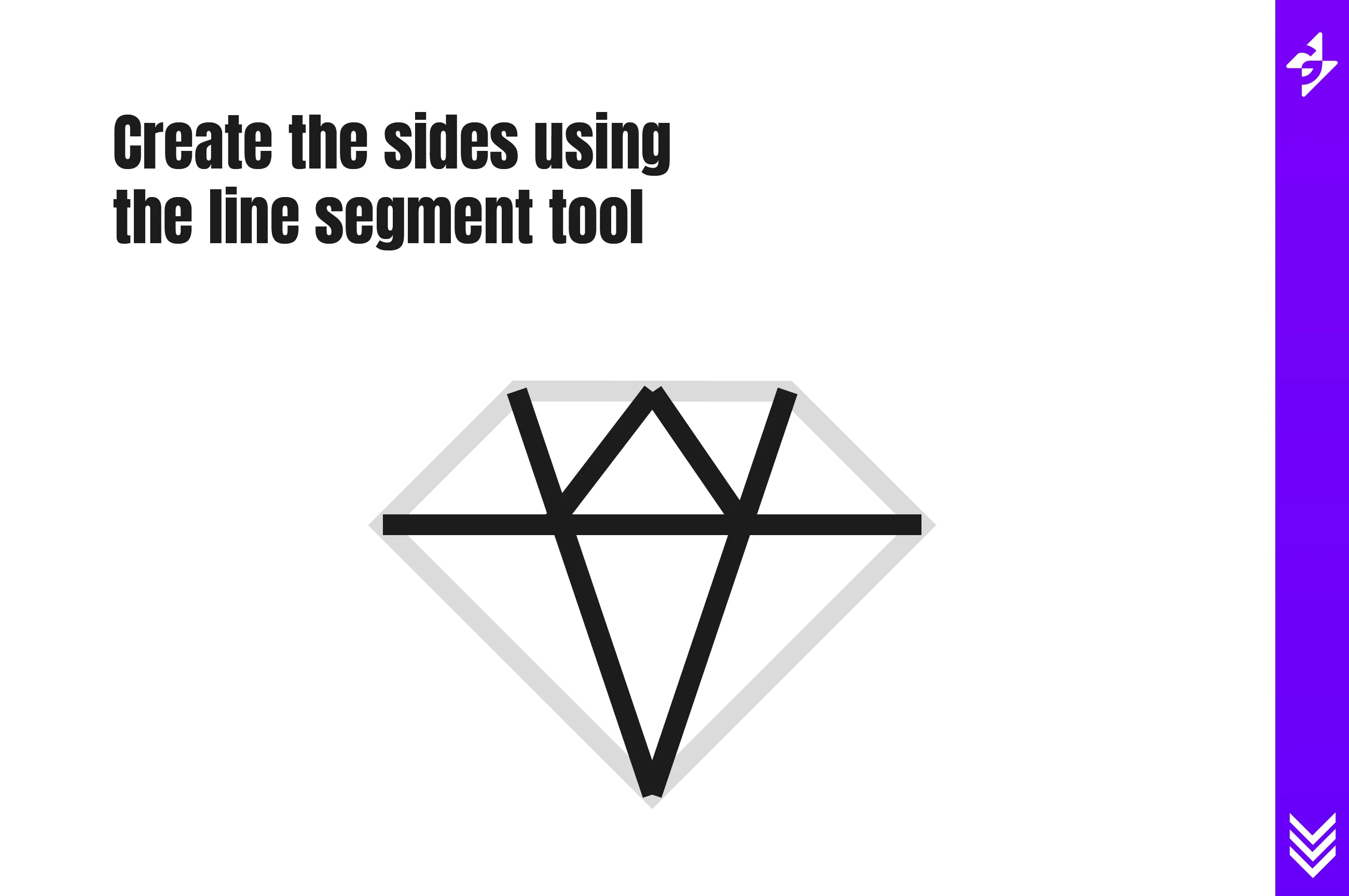 How To Create A Diamond Easily Design Tutorial