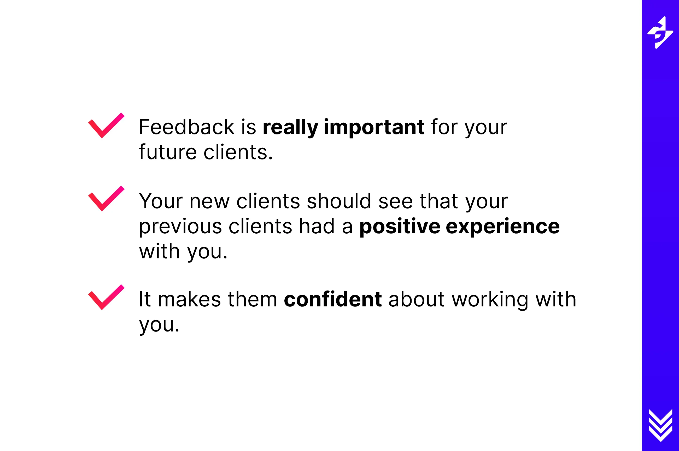 Share What Your Client Says Business Tutorial