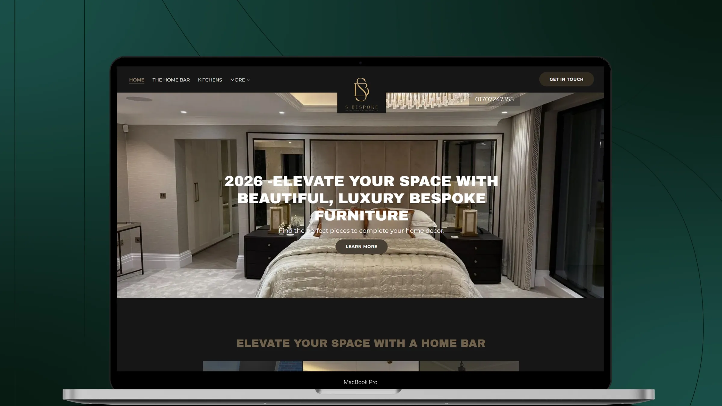 saw bespoke website